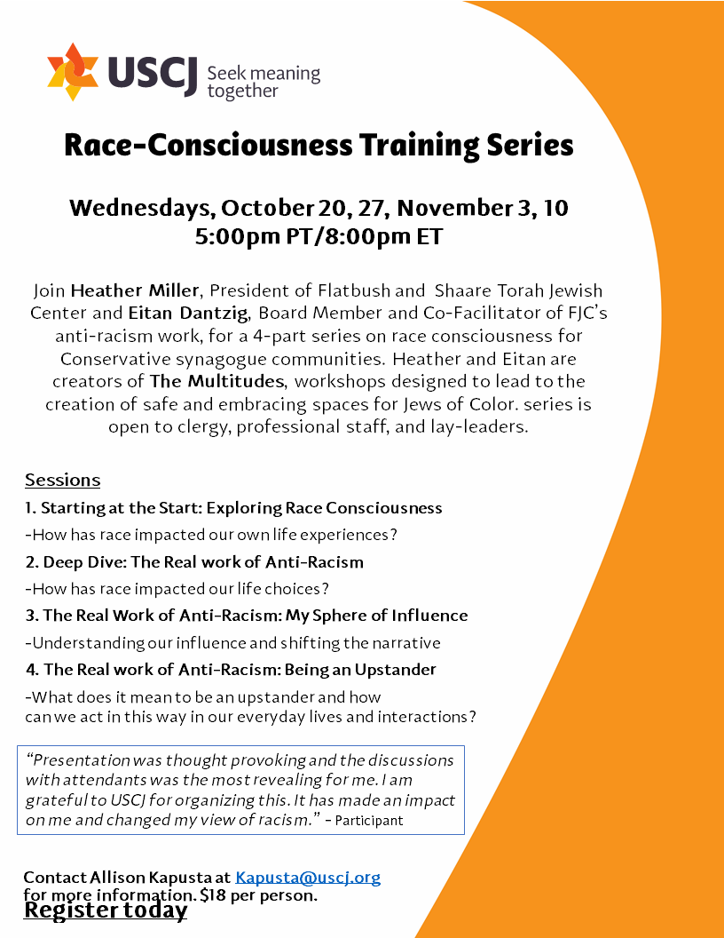 Race-Consciousness Training Series | CRM Database